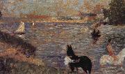Georges Seurat Underwater Horse Spain oil painting artist
